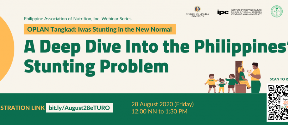 IPC-PAN Webinar on “A Deep Dive into the Philippines’ Stunting Problem”