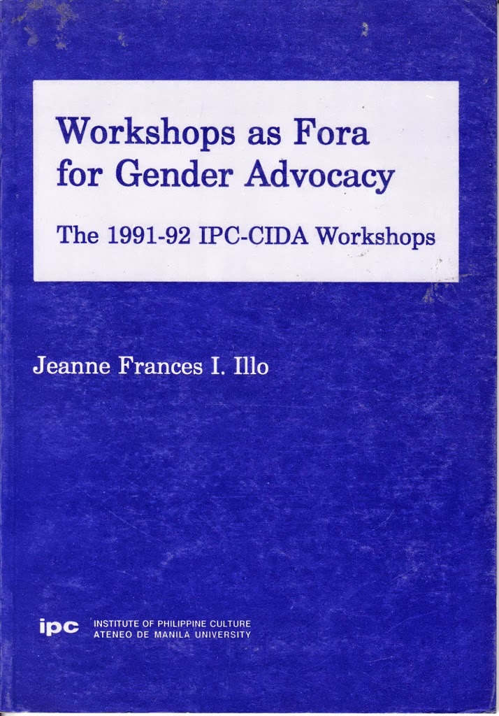 Workshops as Fora for Gender Advocacy: the 1991-92 IPC-CIDA Workshops