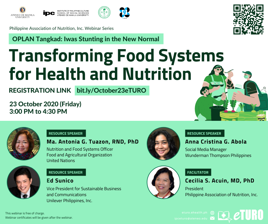 Transforming Food Systems for Health and Nutrition