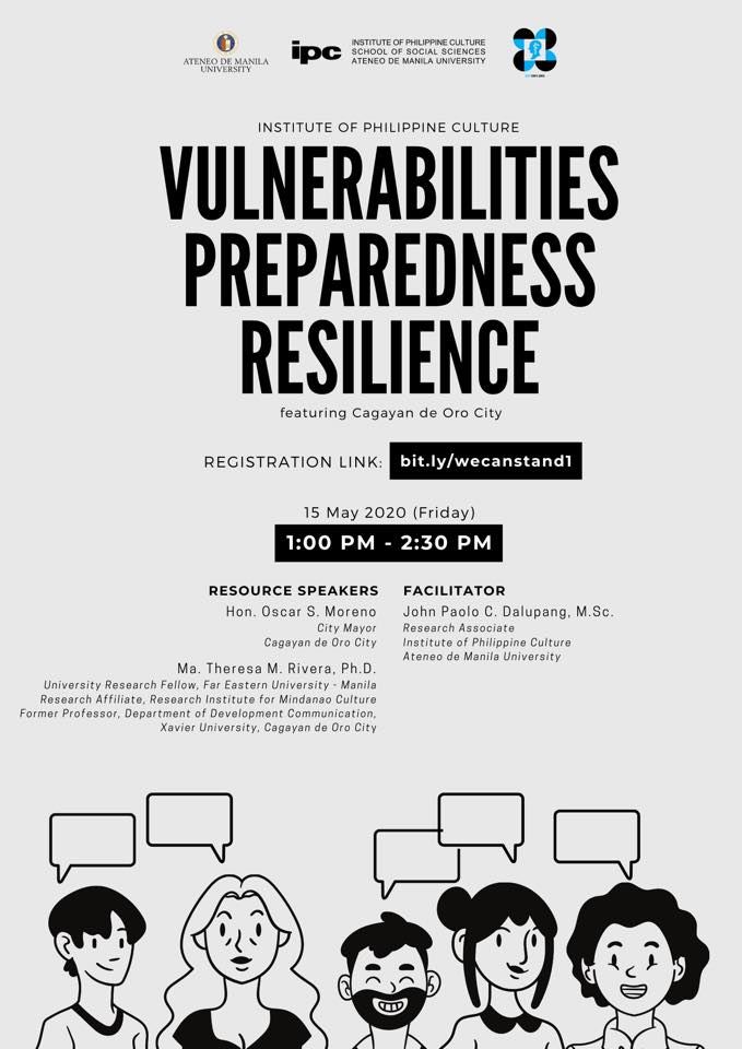 Vulnerabilities, Preparedness, and Resilience (Part 1: Cagayan de Oro City)