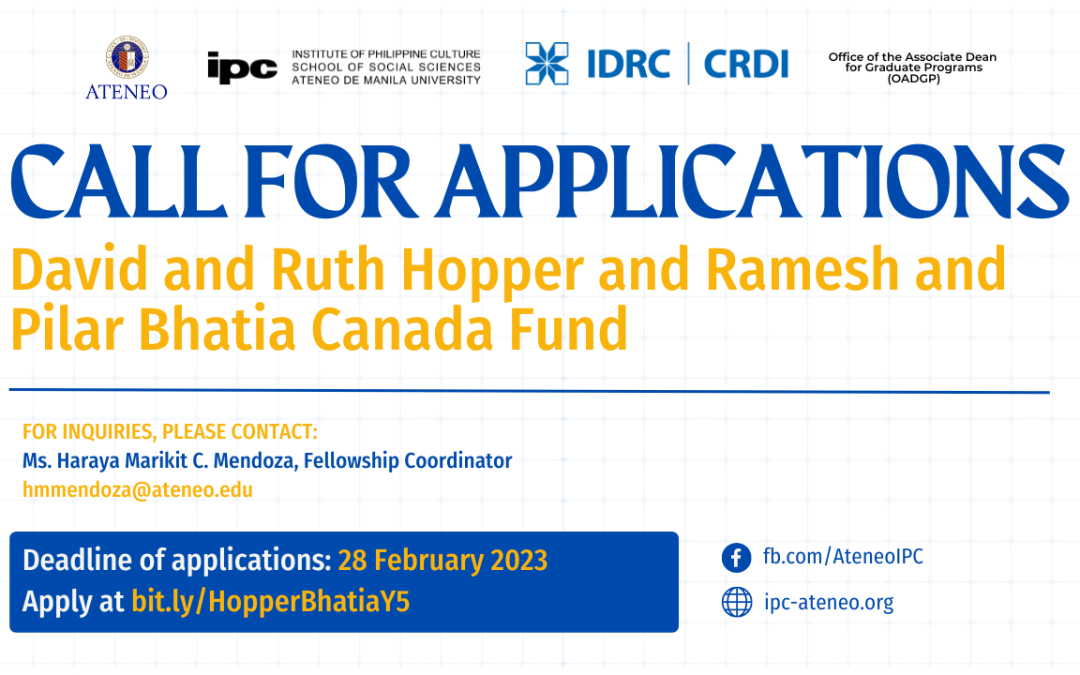 IDRC Call for Applications – Fifth Cohort!